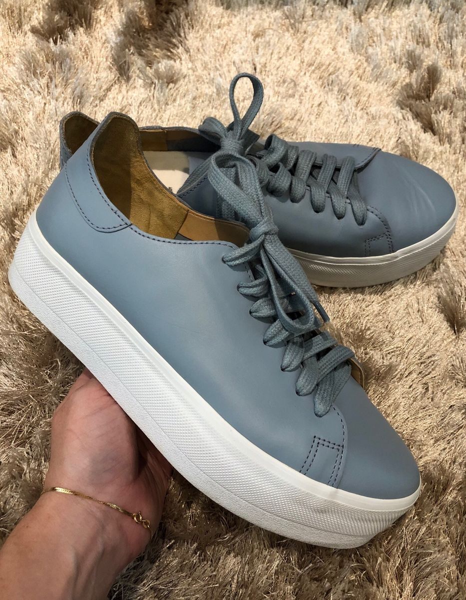 tenis flatform branco schutz