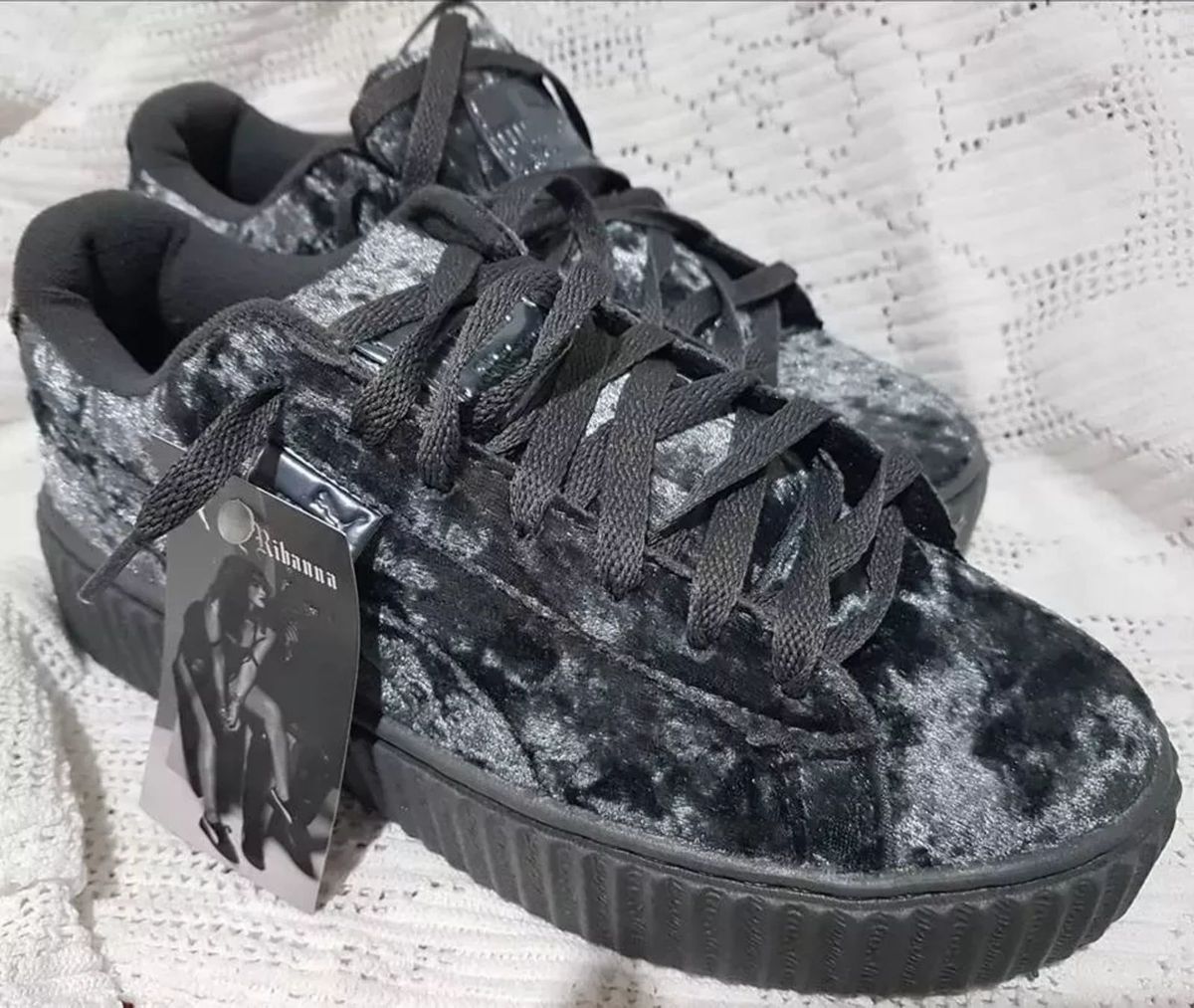 tenis puma rihanna cinza