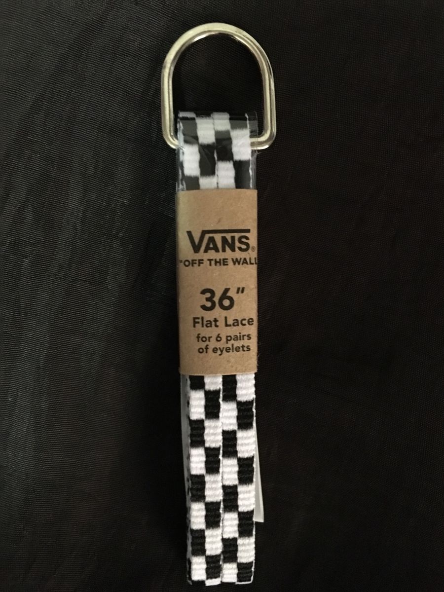 tenis vans quadriculado com cadarço