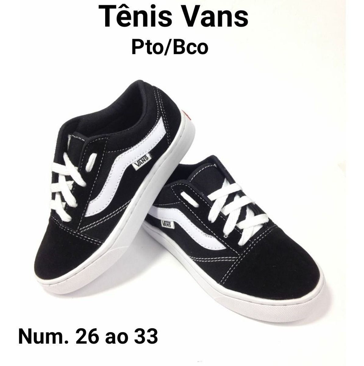 tenis vans feminino tamanho 33