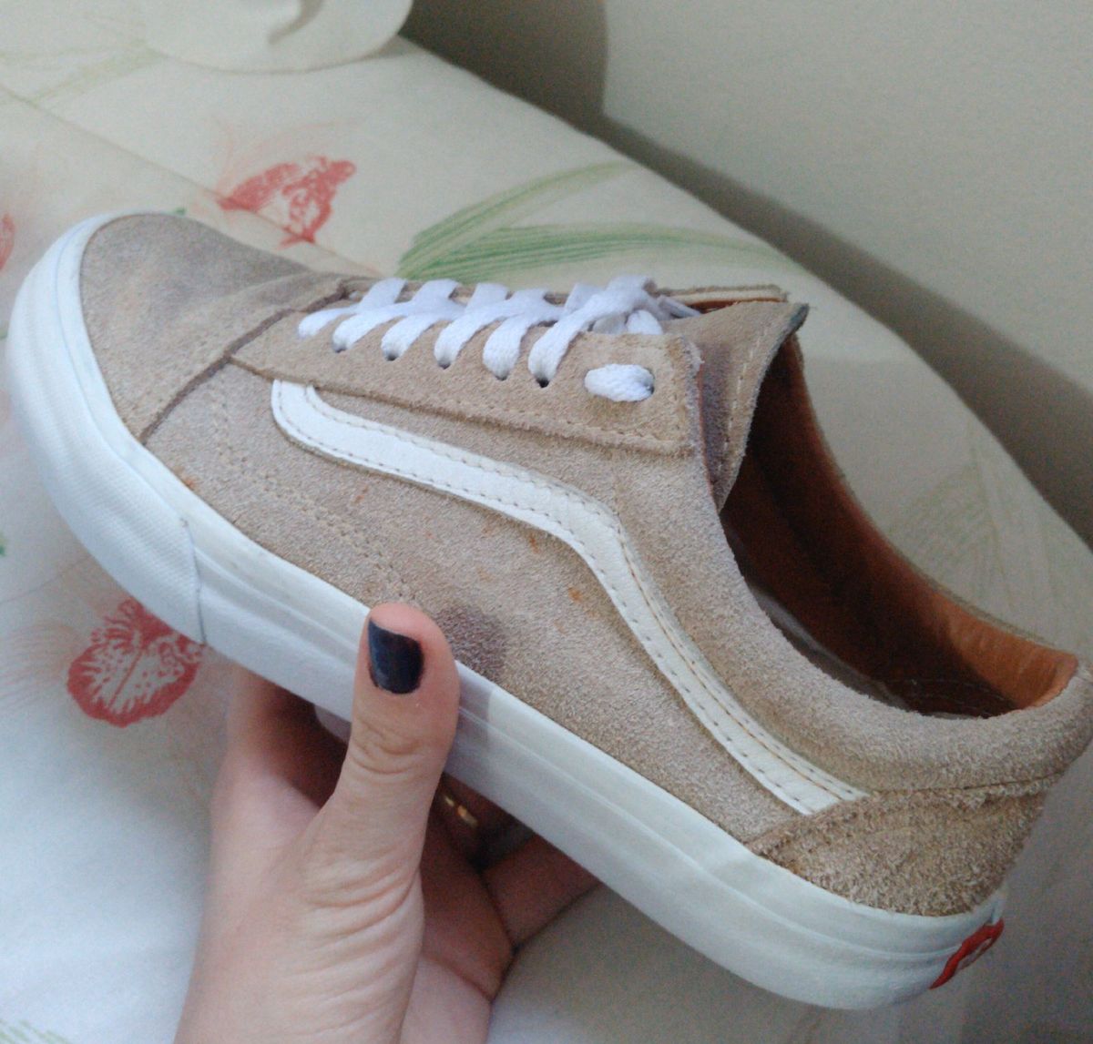 tenis vans masculino bege