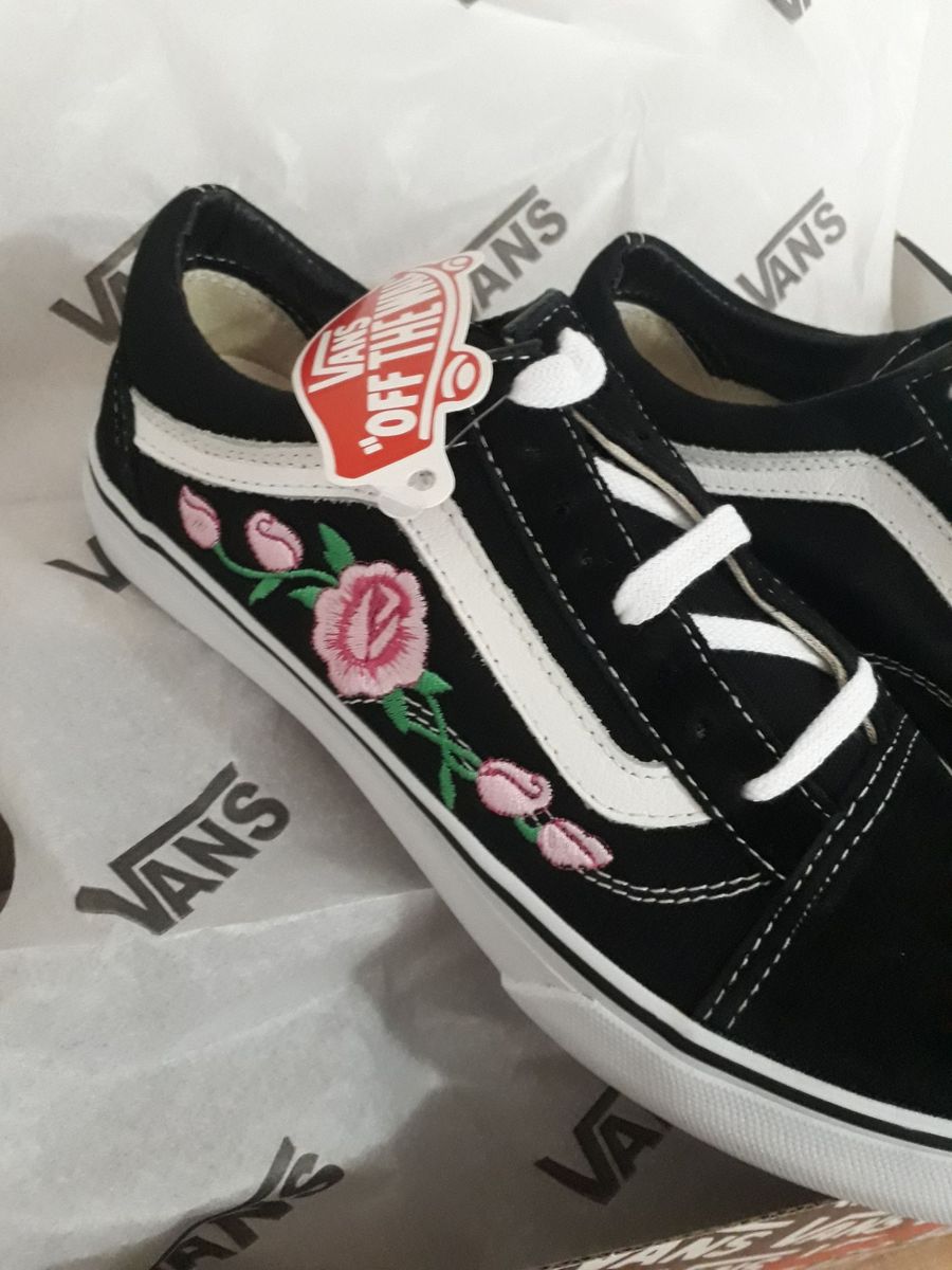 tenis vans bordado