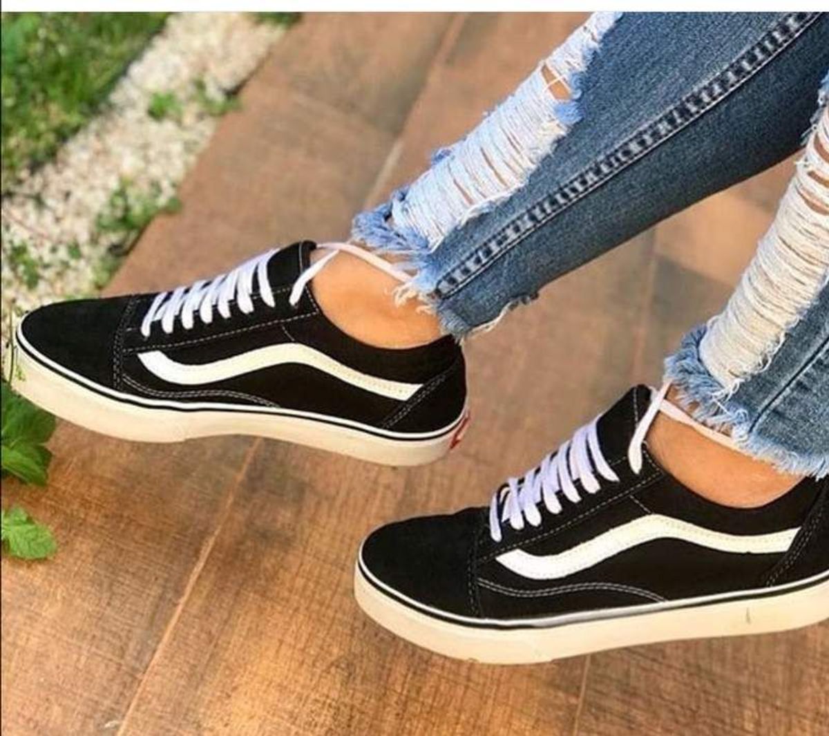 vans preto e branco feminino