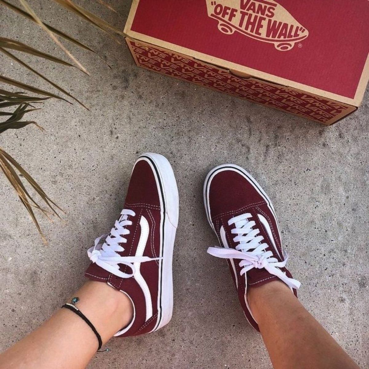 tenis vans old skool feminino bordo