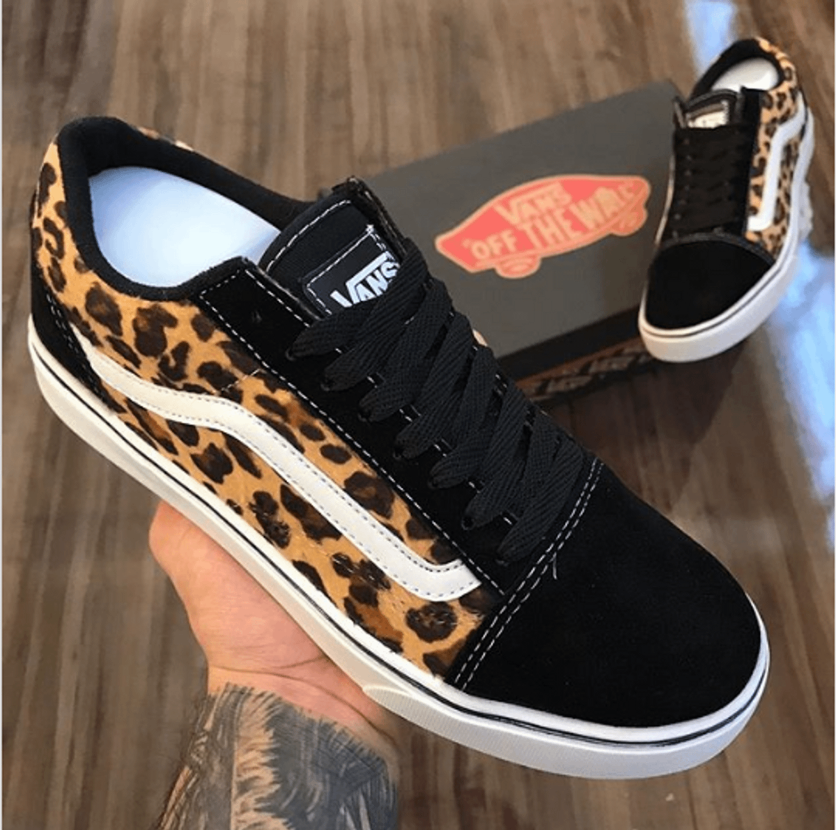 vans onça feminino