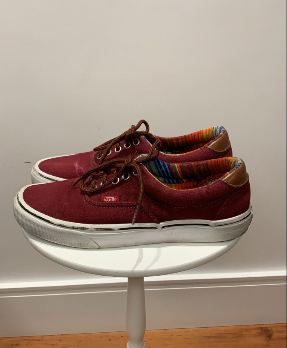 vans feminino bordo