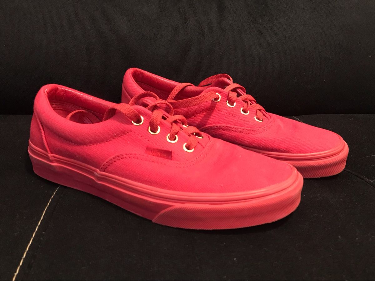 tenis vans era vermelho