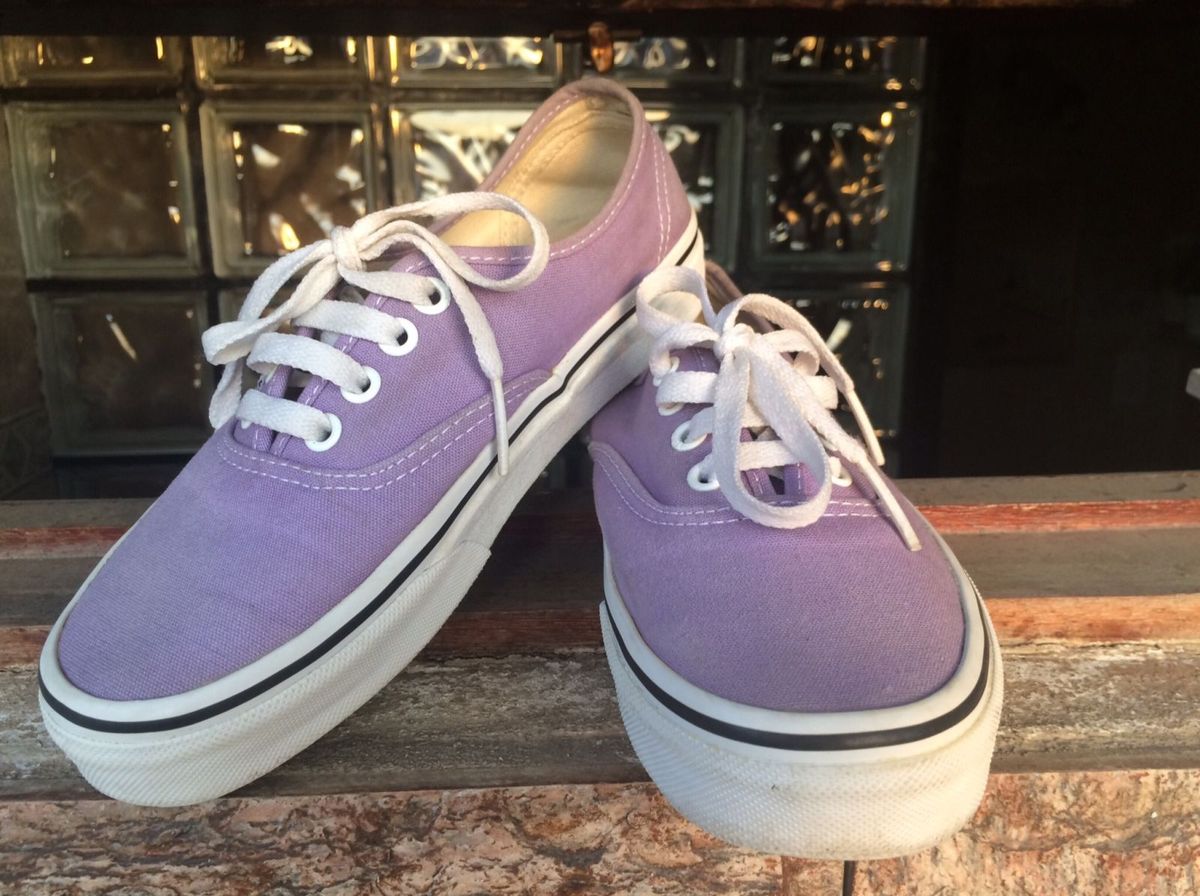 tenis vans lilas feminino