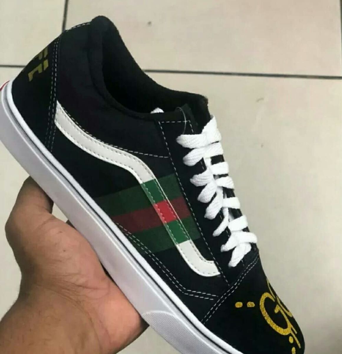 tenis vans gucci