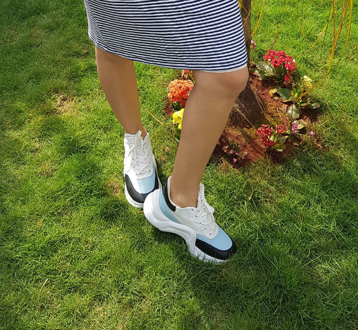 tenis estilo blogueirinha