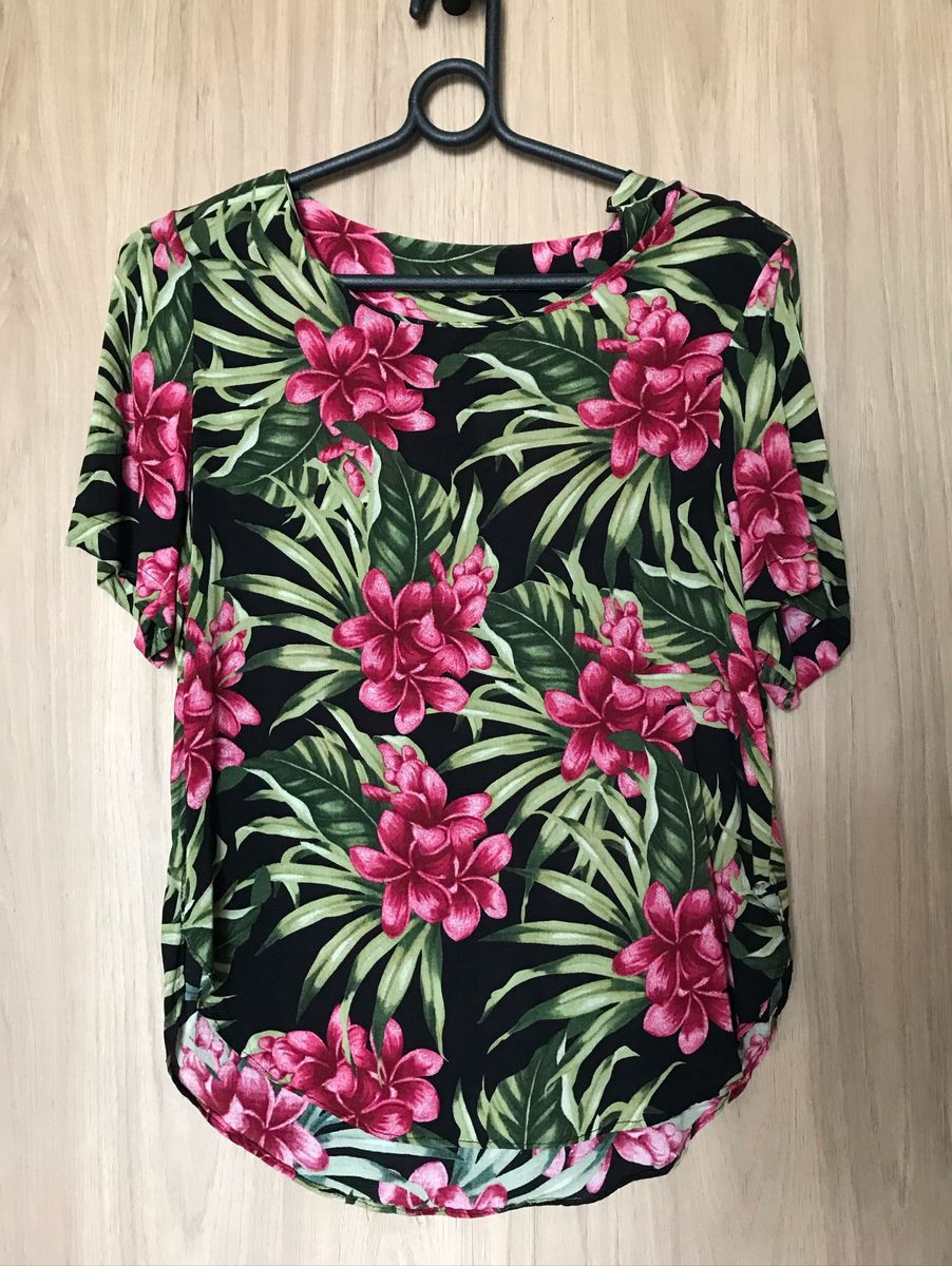 blusa feminina florida