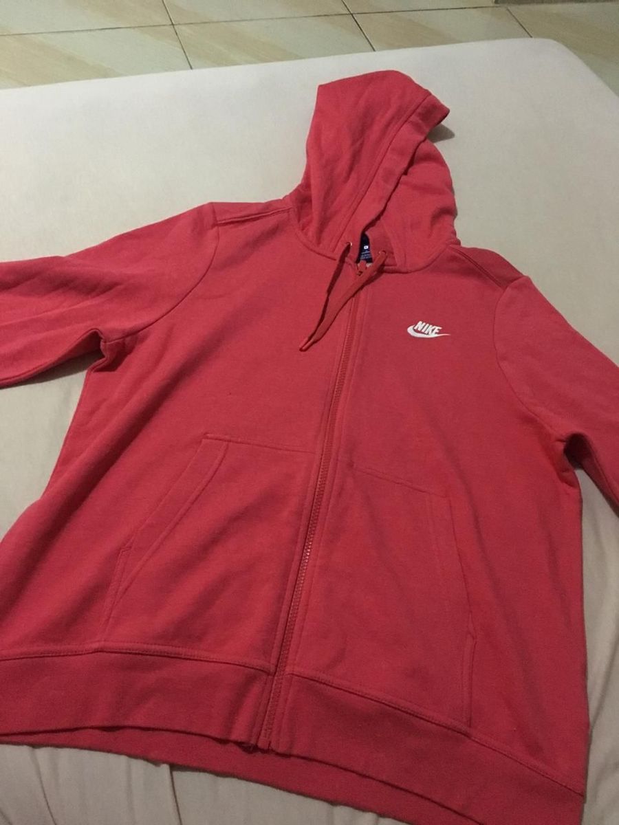 blusa de frio da nike feminina rosa