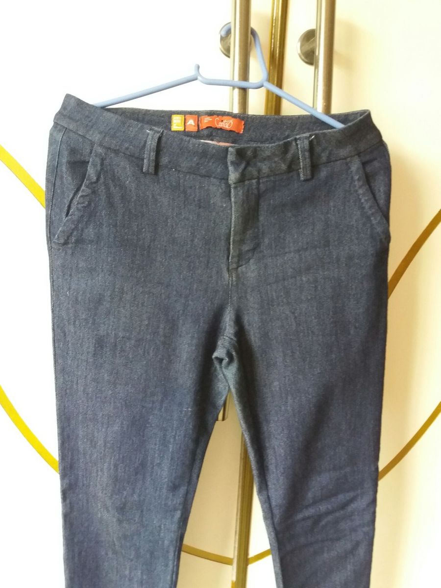 calça jeans feminina alfaiataria