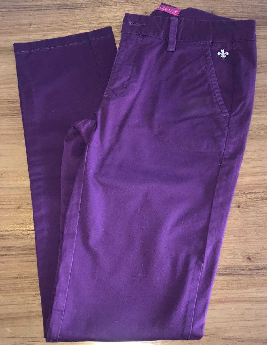 calça social feminina dudalina