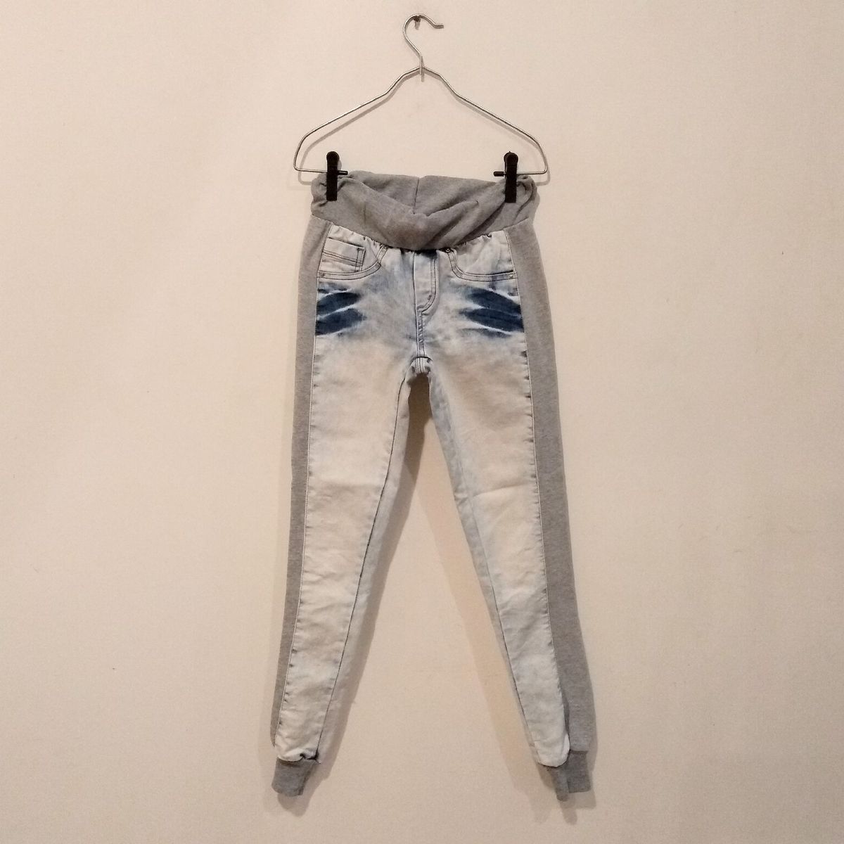 calças jeans moletom feminina