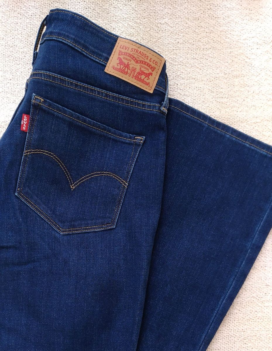 calça jeans feminina tradicional levis