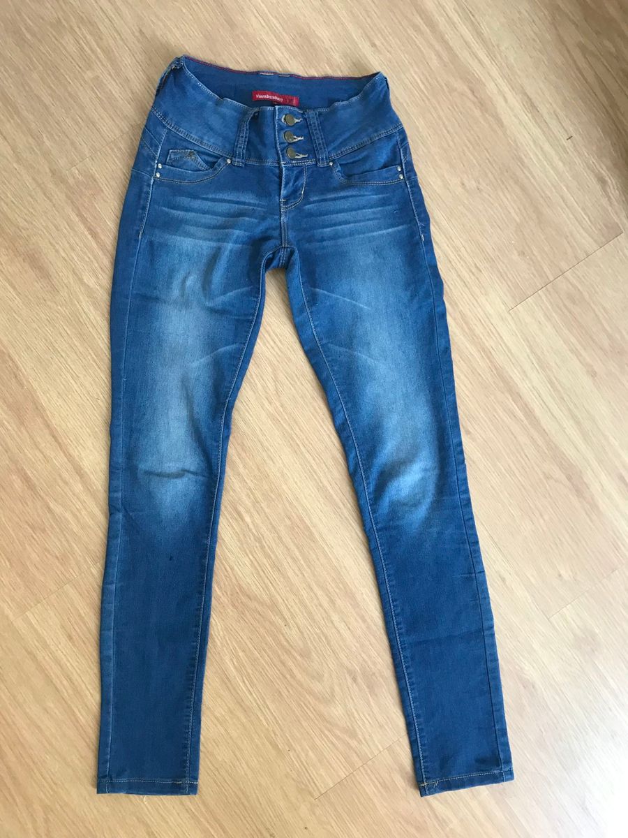 calça jeans justa feminina