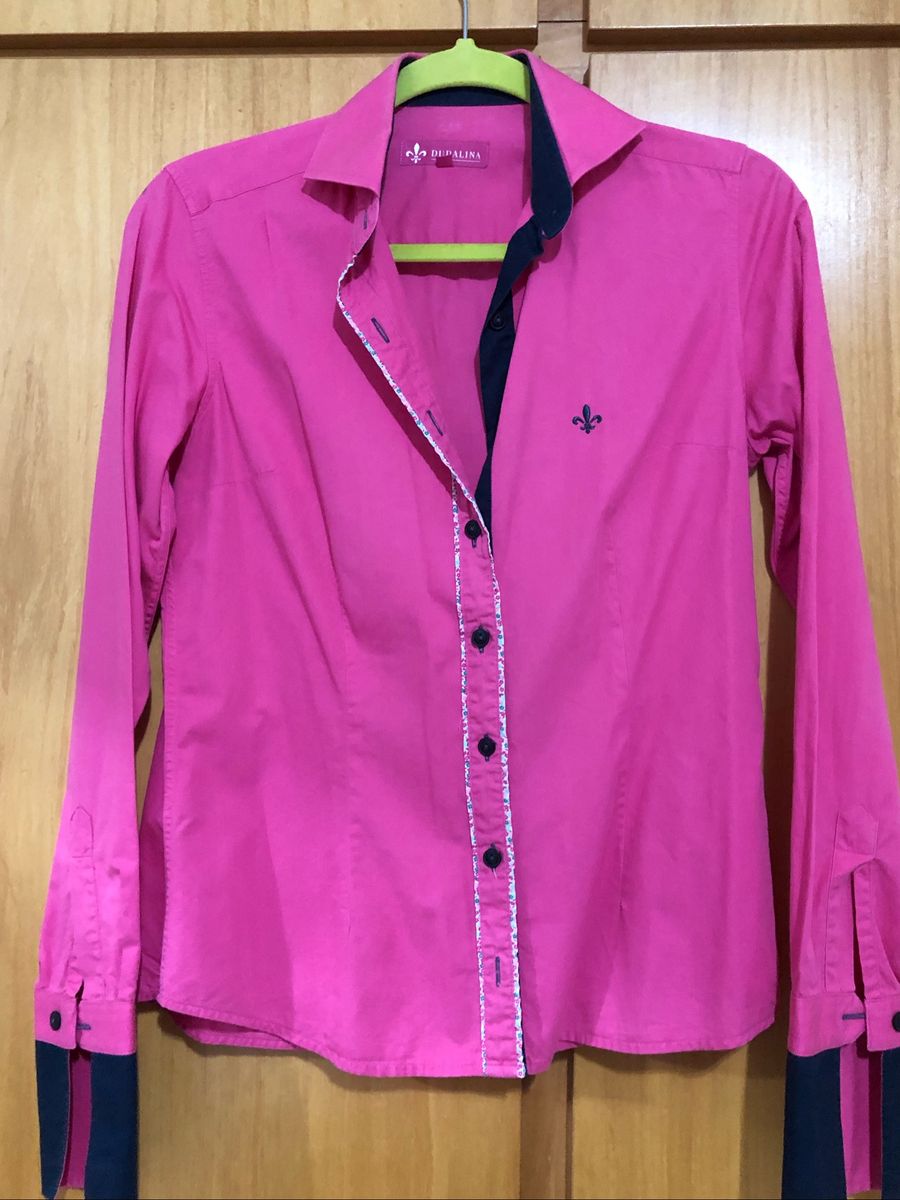 camisa dudalina rosa