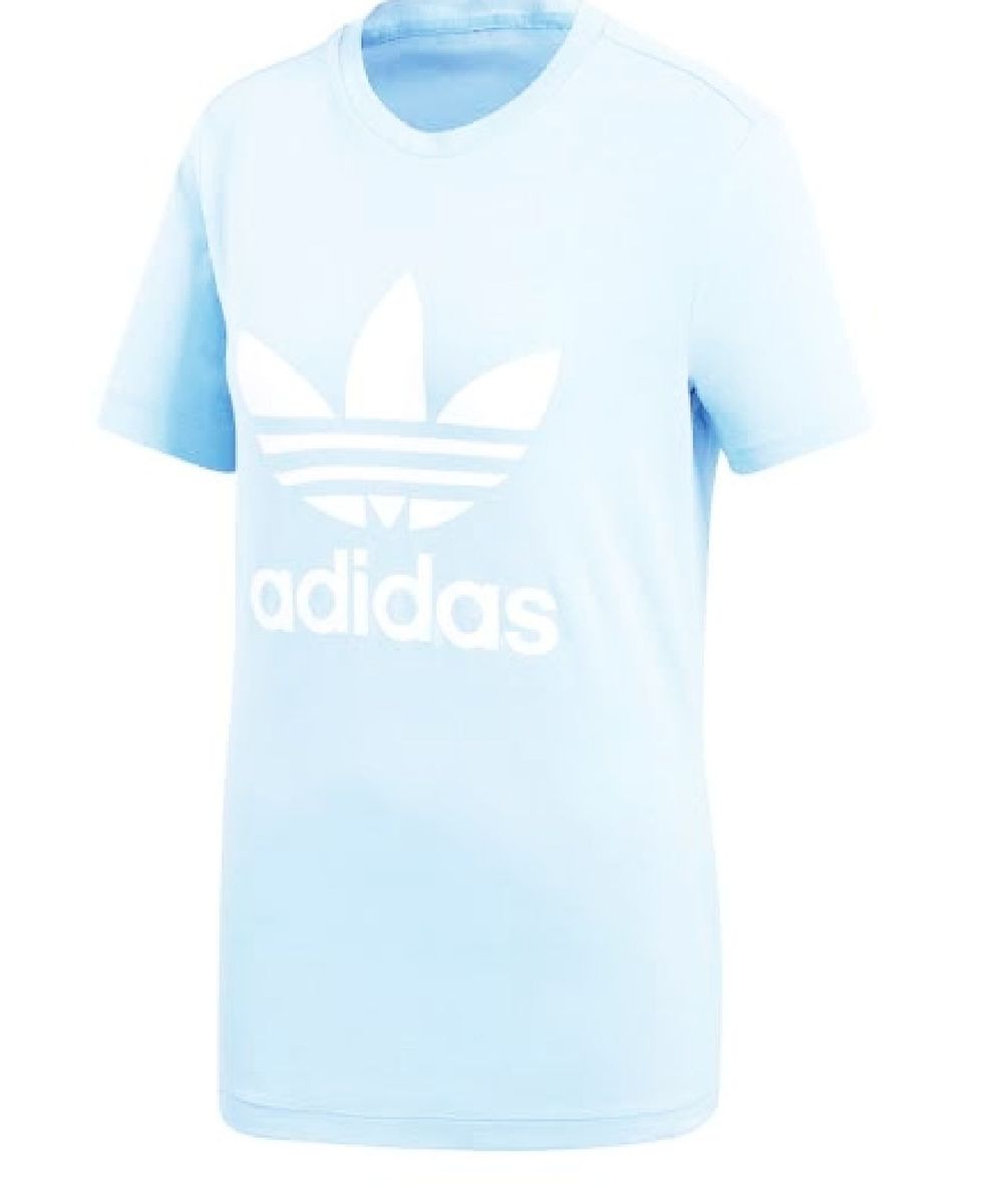 camisa adidas azul feminina