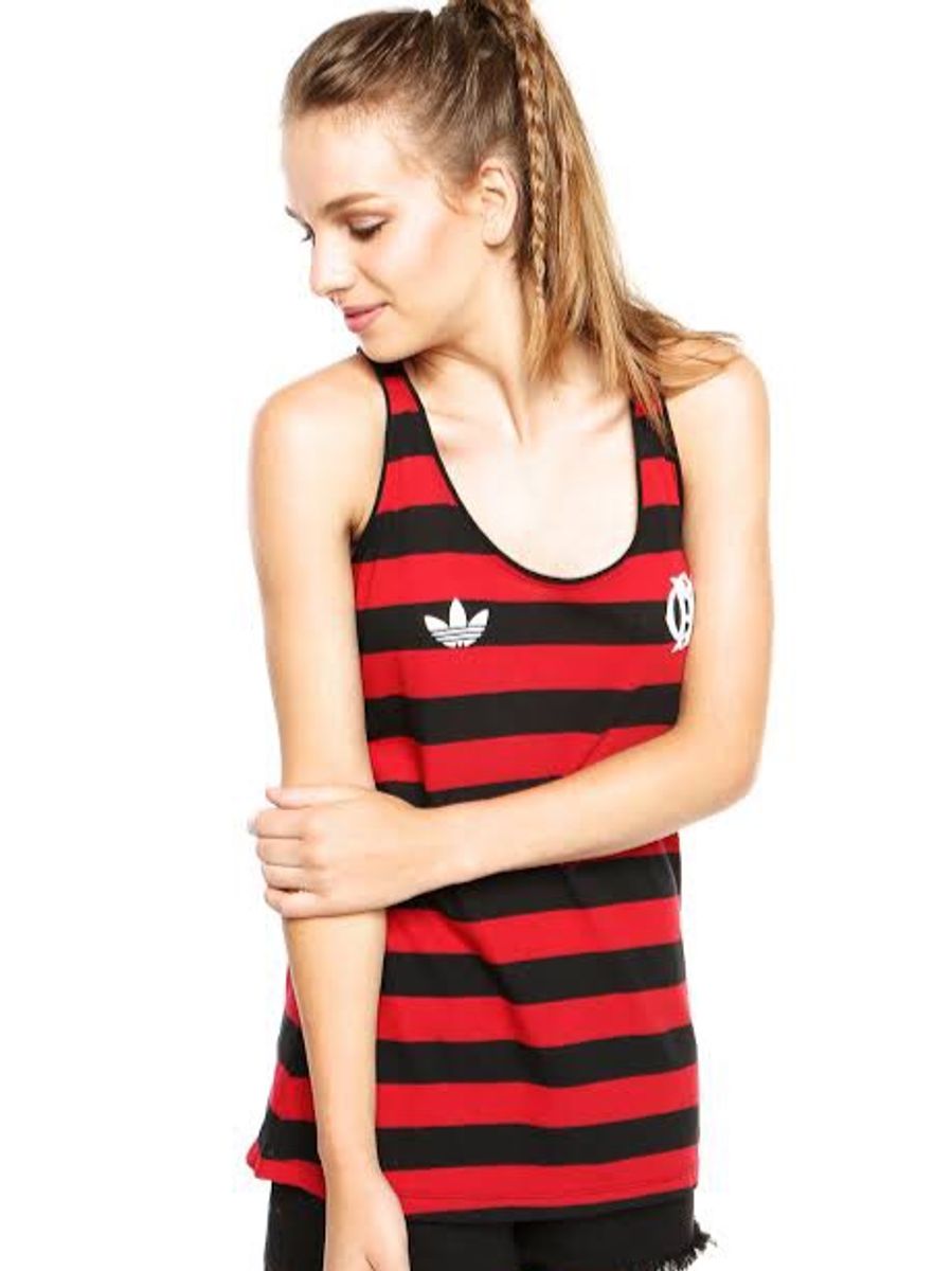 camiseta regata feminina adidas