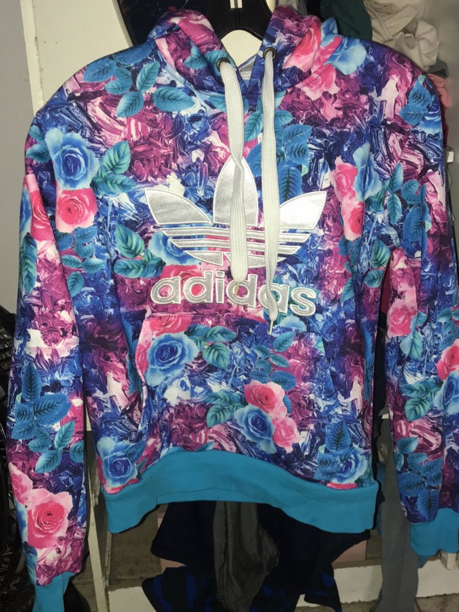 agasalho moletom feminino adidas