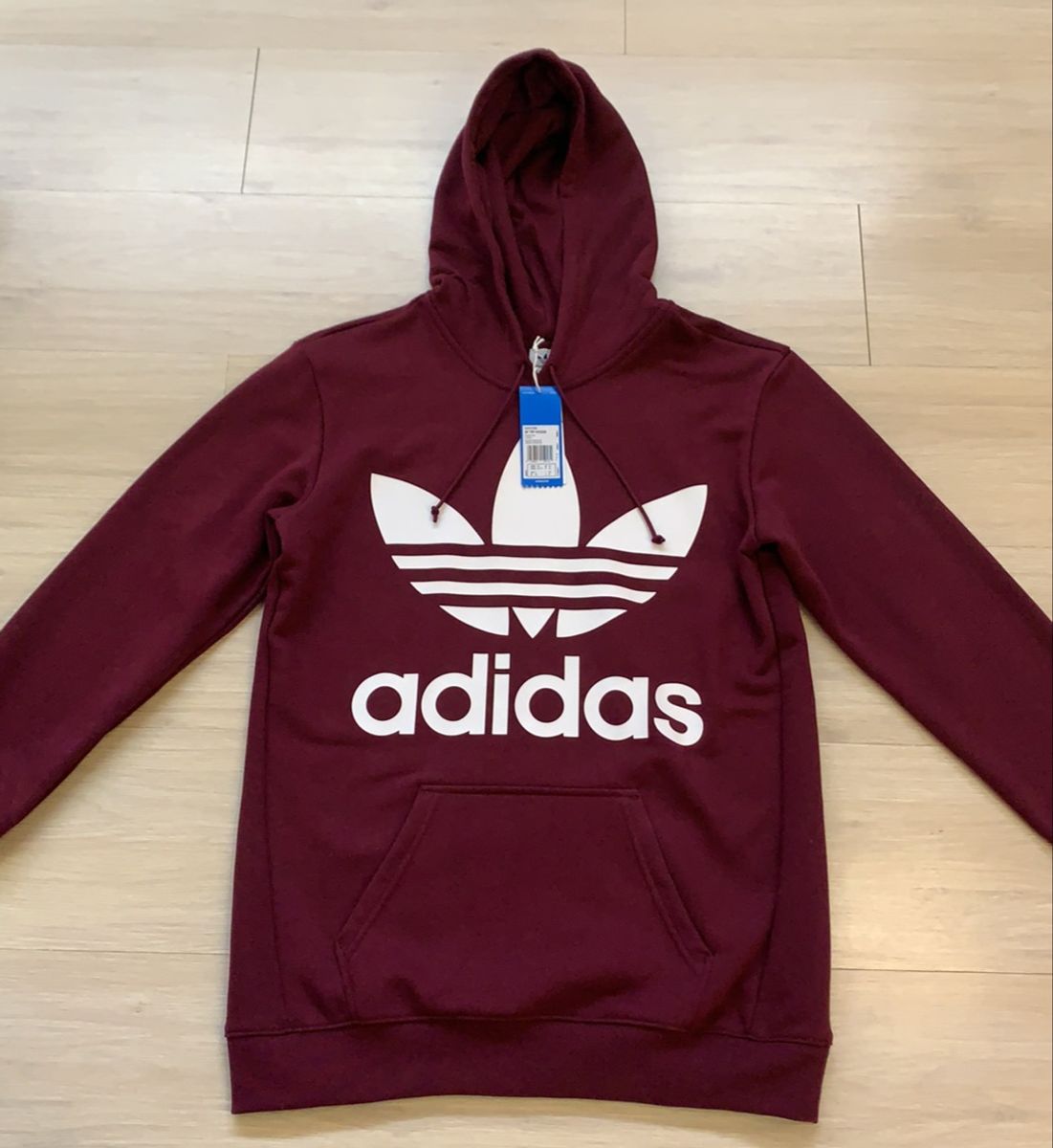 jaqueta adidas bordo