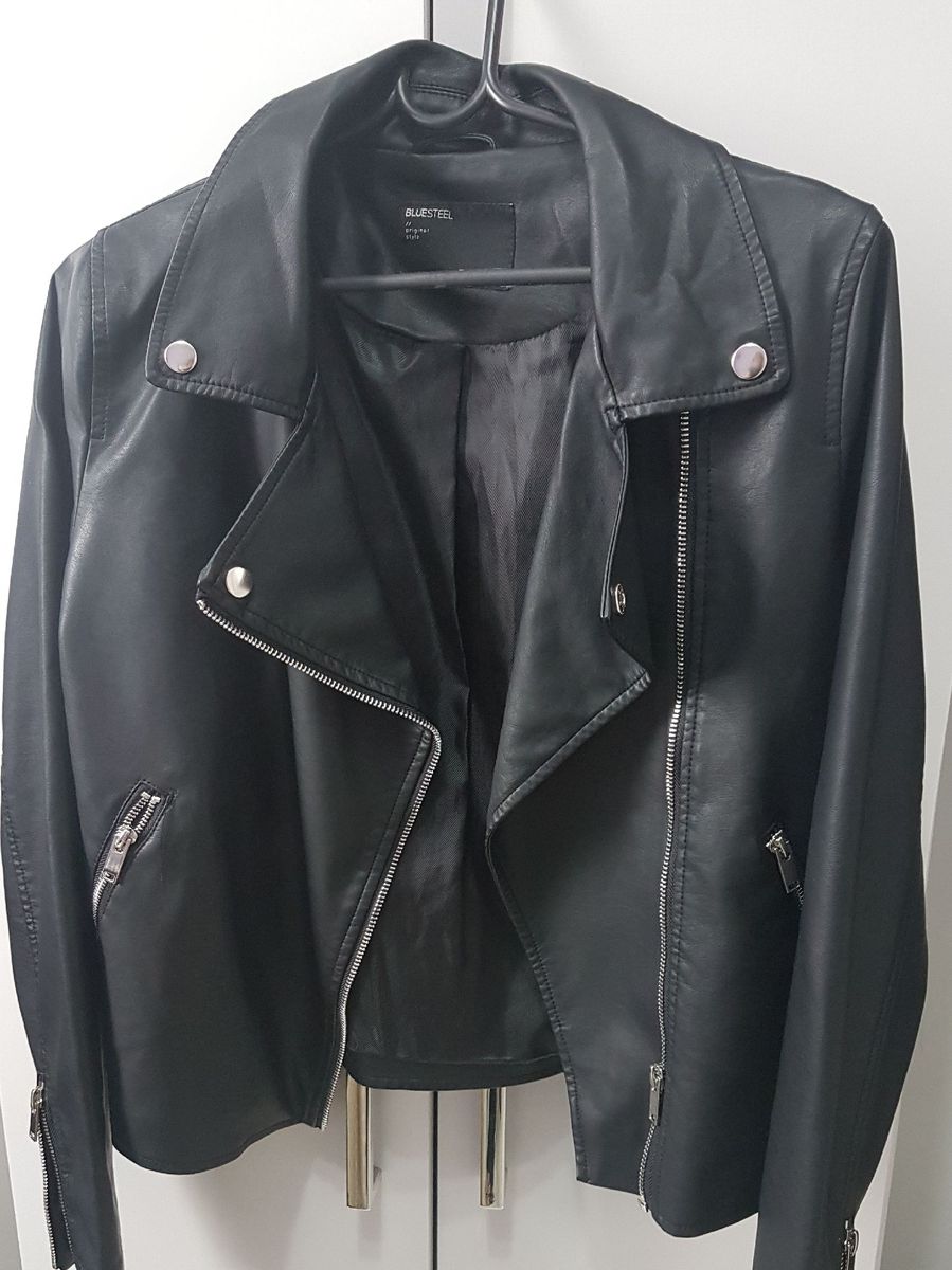 jaqueta de couro masculina lojas renner
