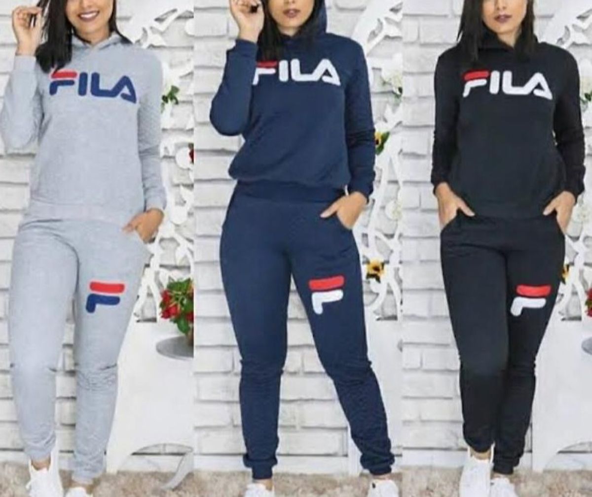 calça de moletom feminina fila