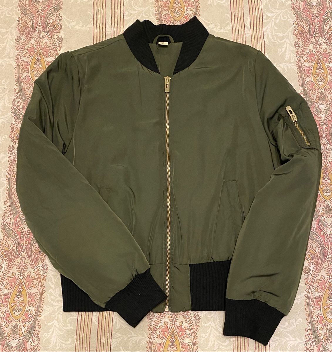 jaqueta bomber verde militar