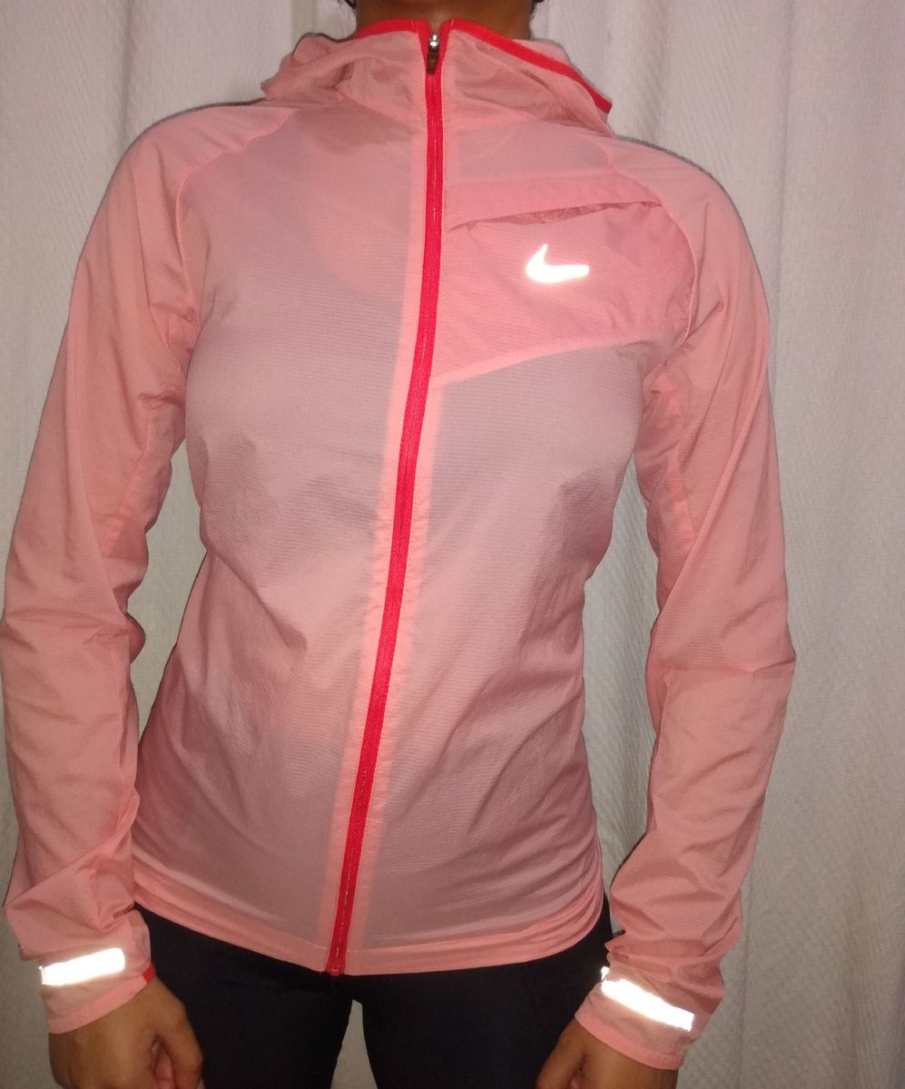 nike corta vento rosa