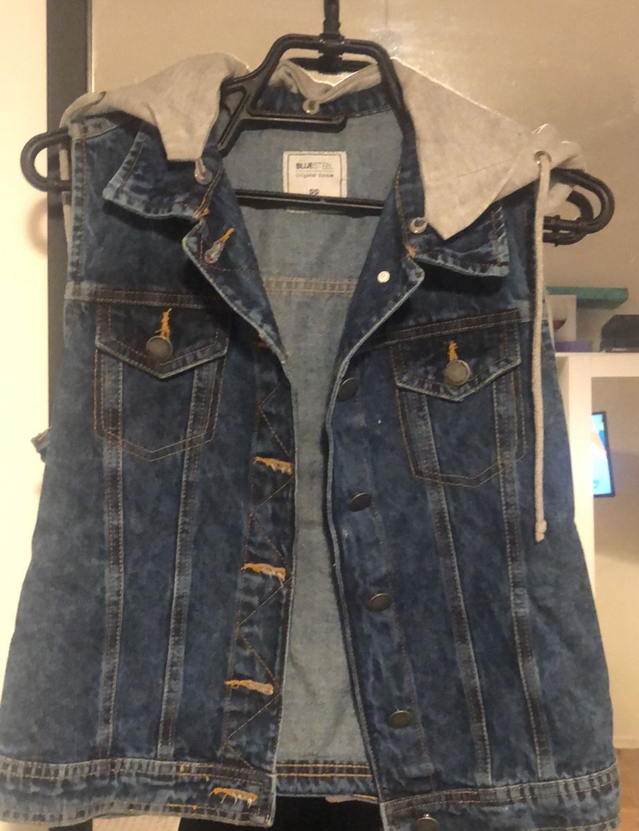 colete jeans feminino c&a