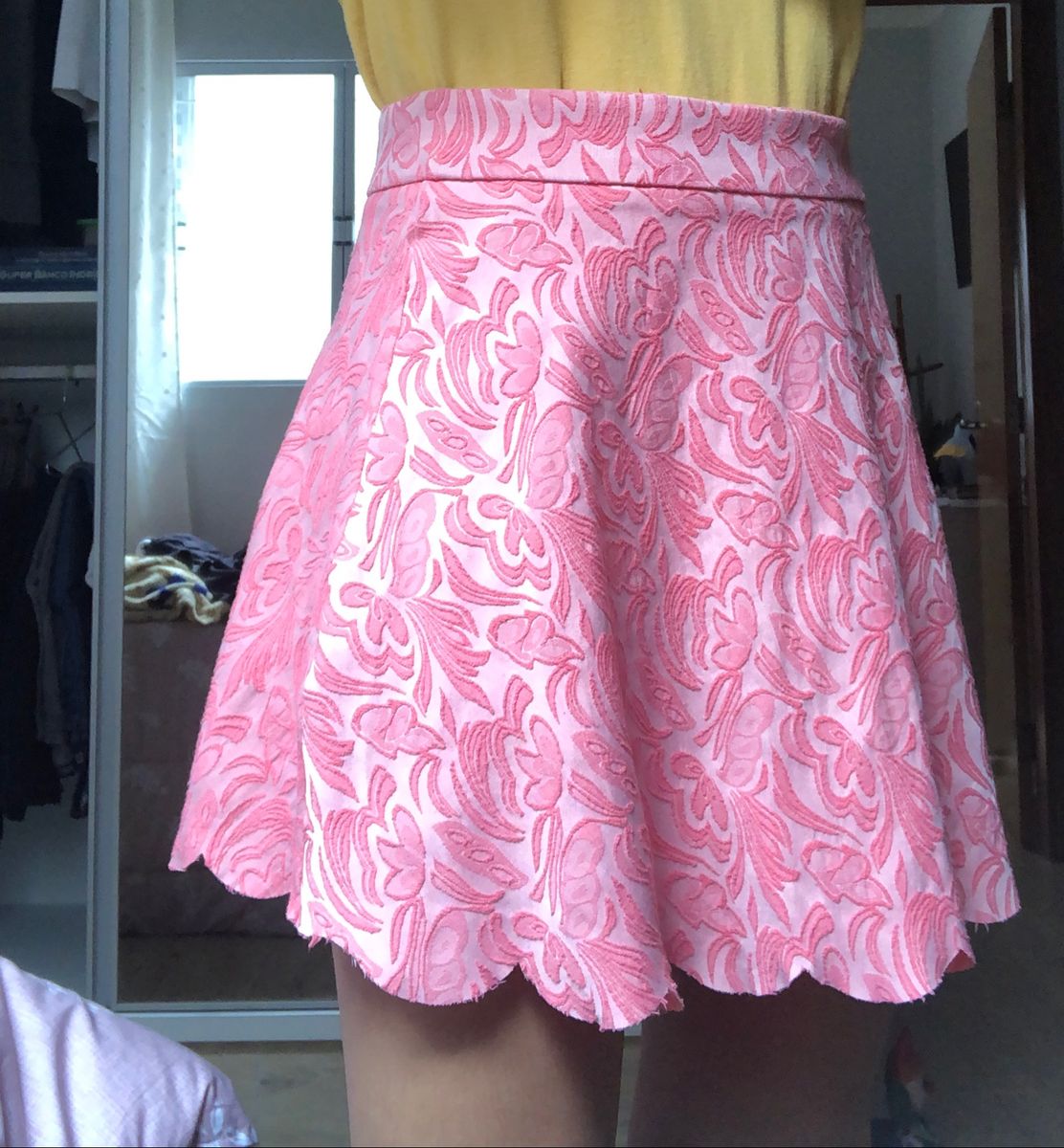 saia rosa rodada