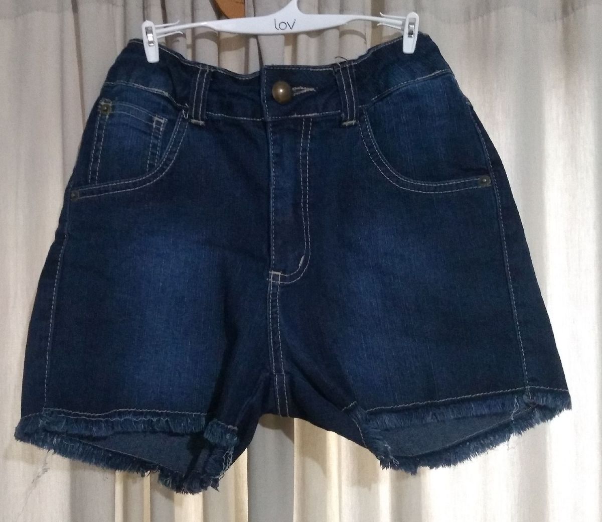 bermudas jeans cintura alta