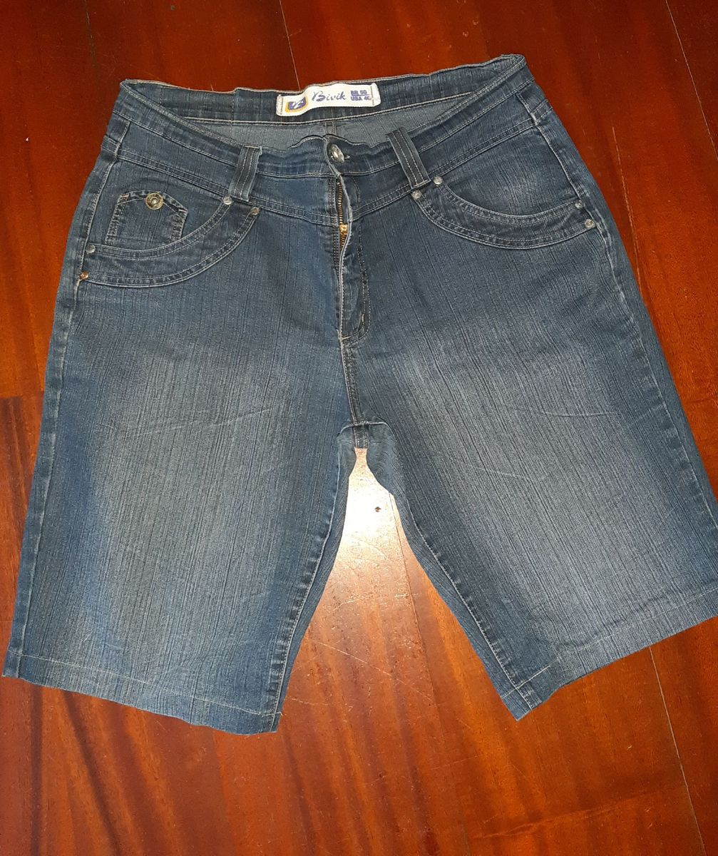 bermuda jeans feminina bivik