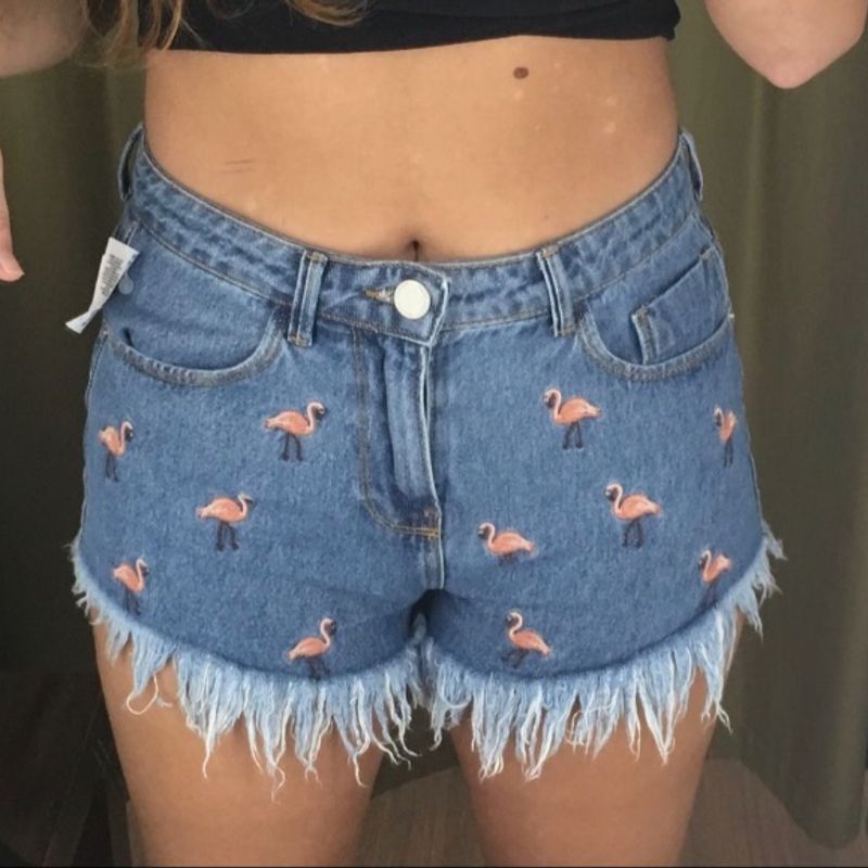 short jeans flamingo renner