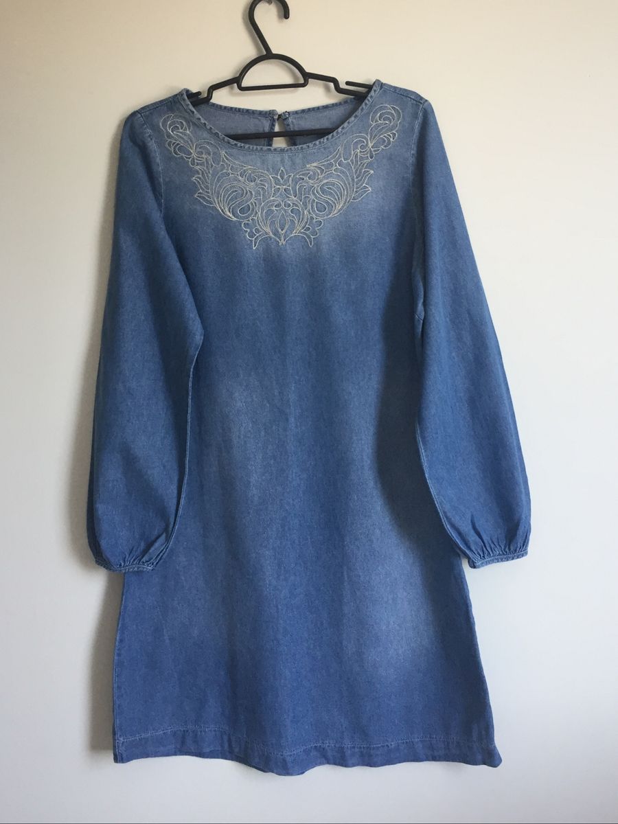 vestido jeans cativa