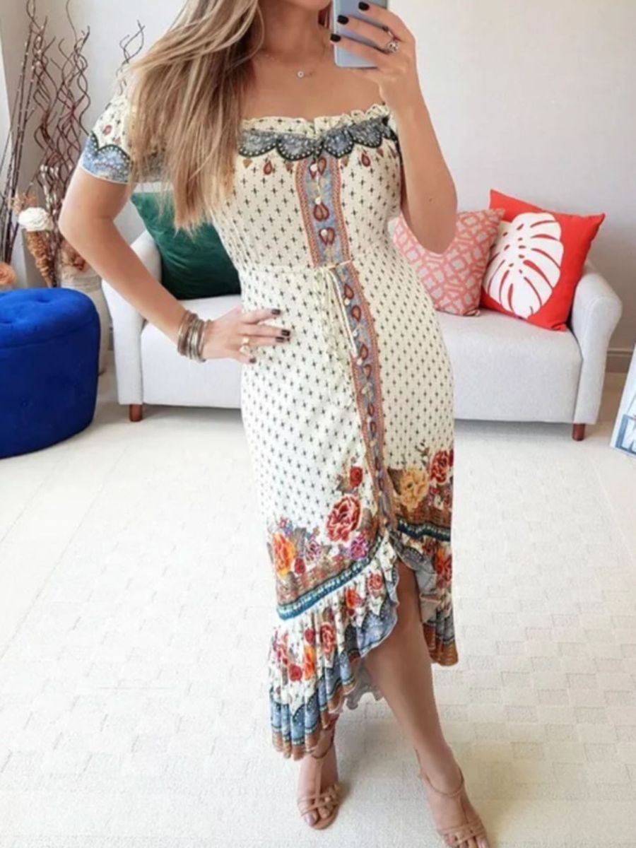 vestido midi borboleta mistica