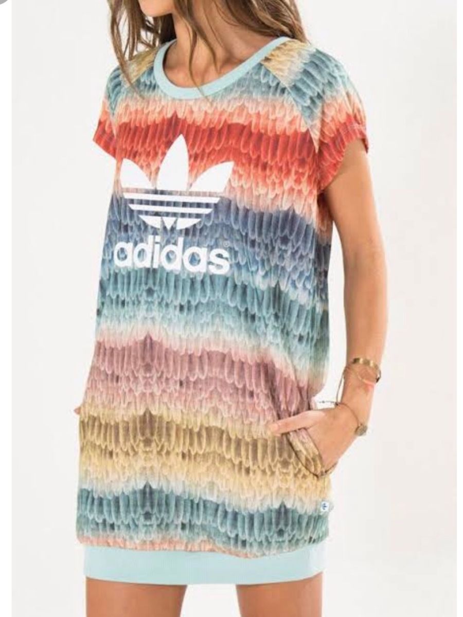 vestido farm adidas