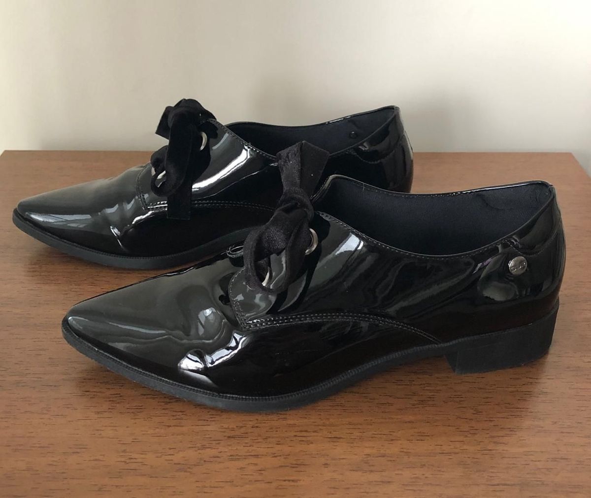 mocassim feminino verniz