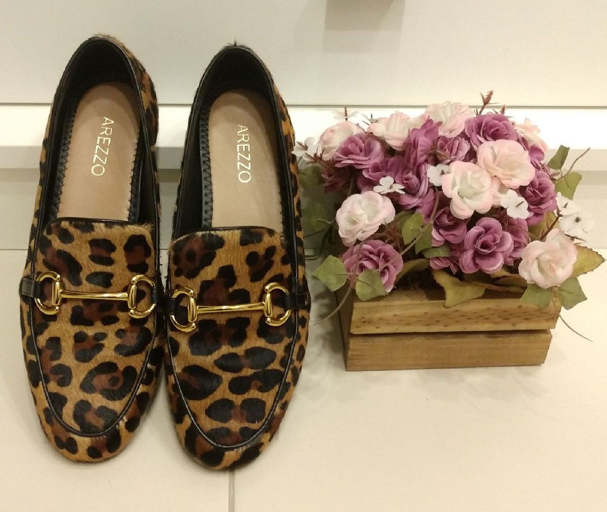 mocassim onça arezzo