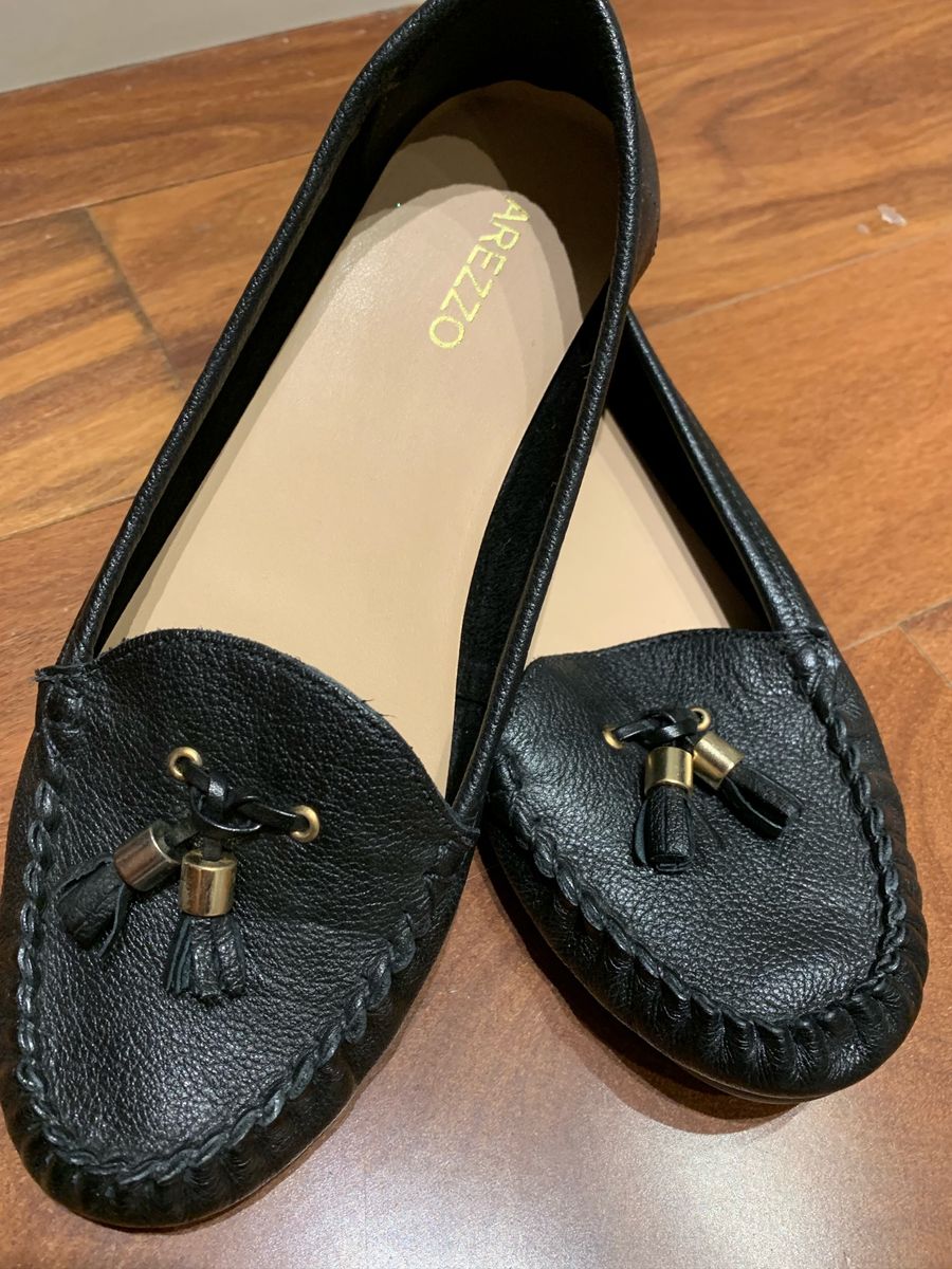 sapato mocassim feminino arezzo