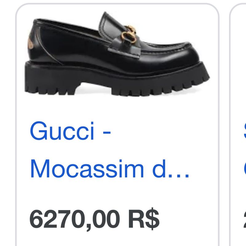 Mocassim Gucci 35 Brasil, Sapato Feminino Gucci Usado 90519825