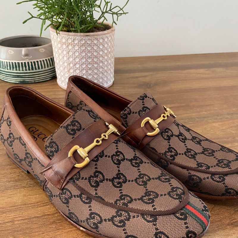 Sapato mocassim hot sale masculino gucci