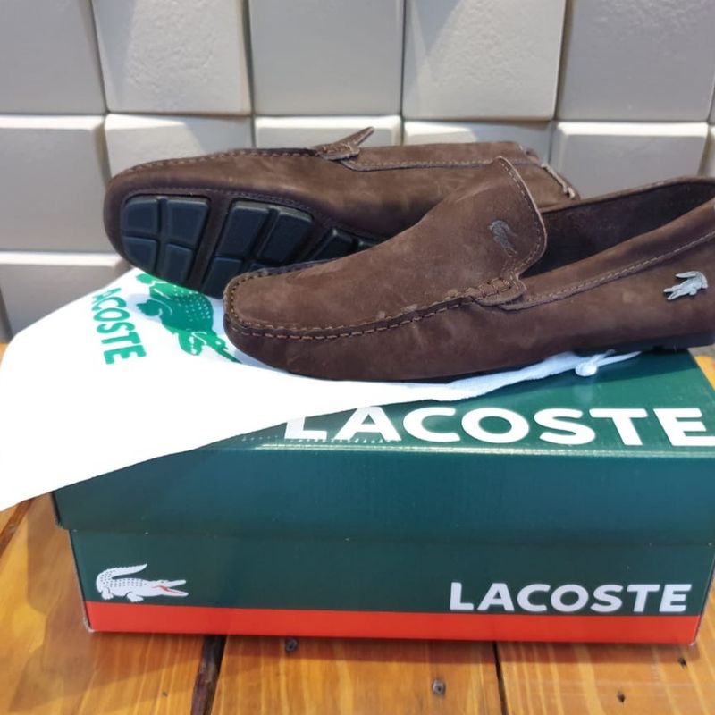 Mocassim masculino best sale da lacoste