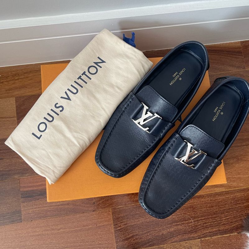Mocassim Louis Vuitton Masculino Cinza – PRELOVED FASHION