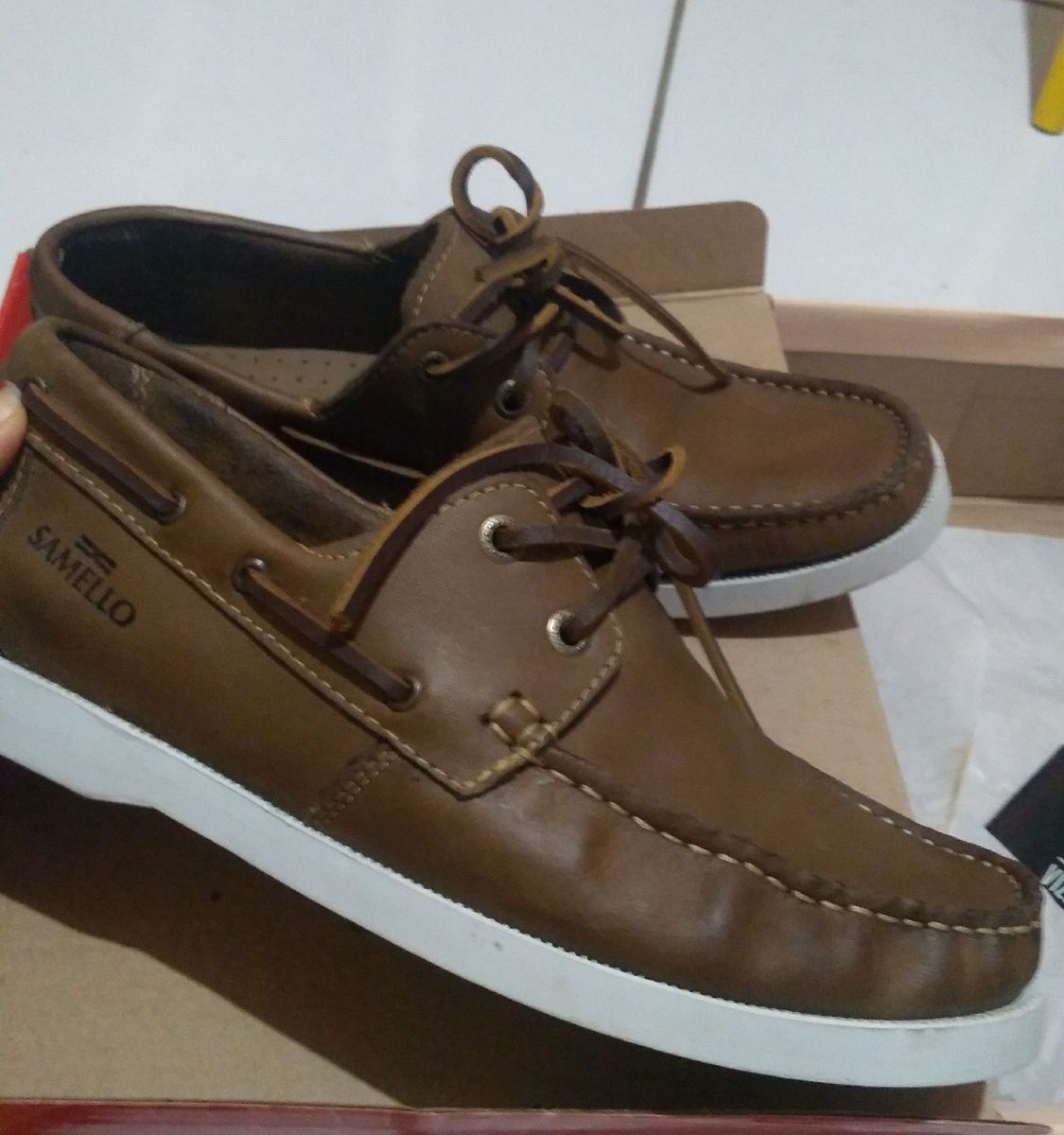 mocassim samello masculino