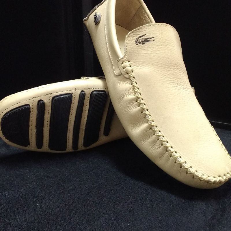 Sapato mocassim hot sale lacoste