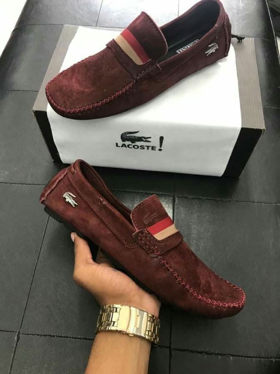 mocassim masculino lacoste original