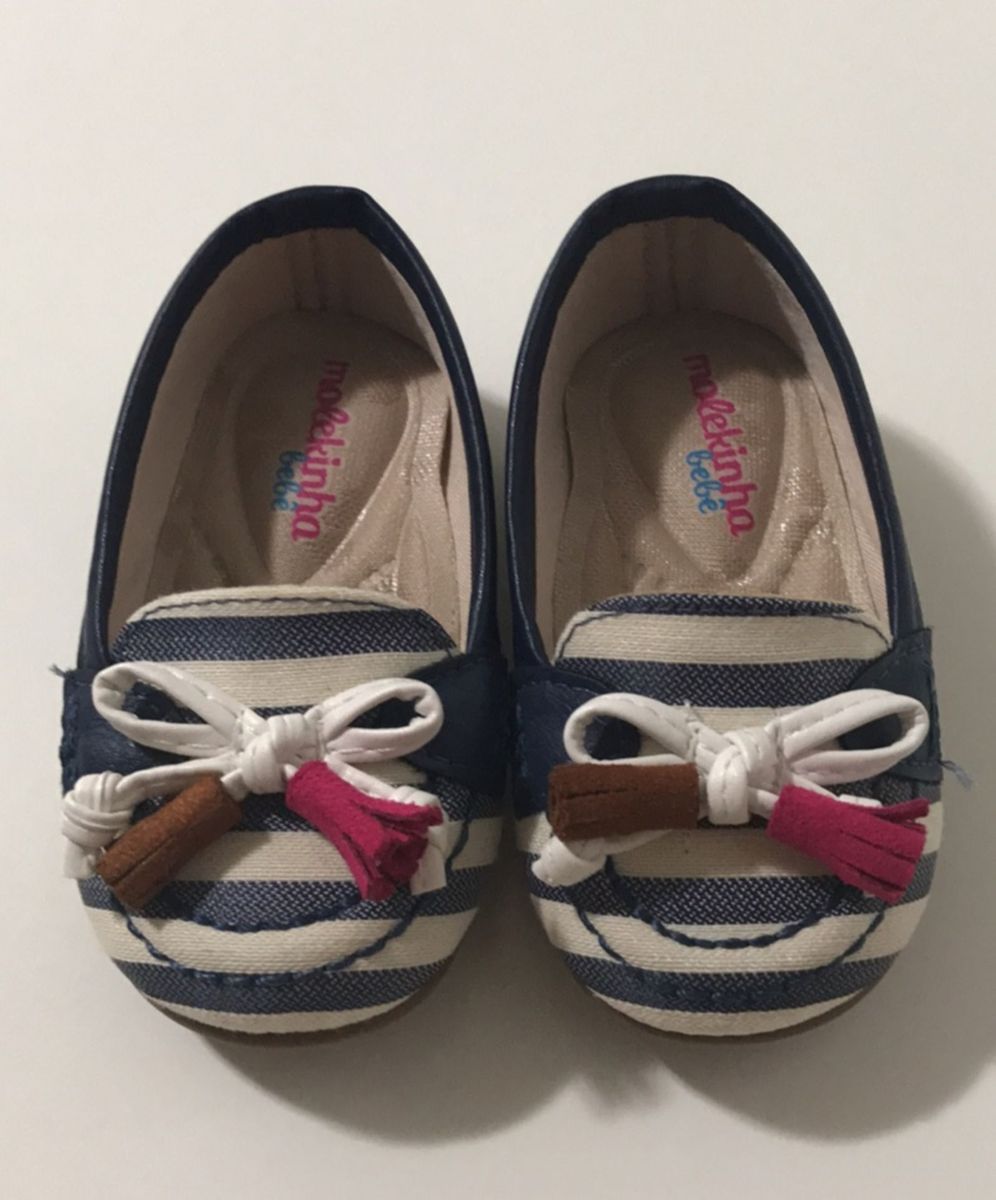 mocassim infantil feminino molekinha