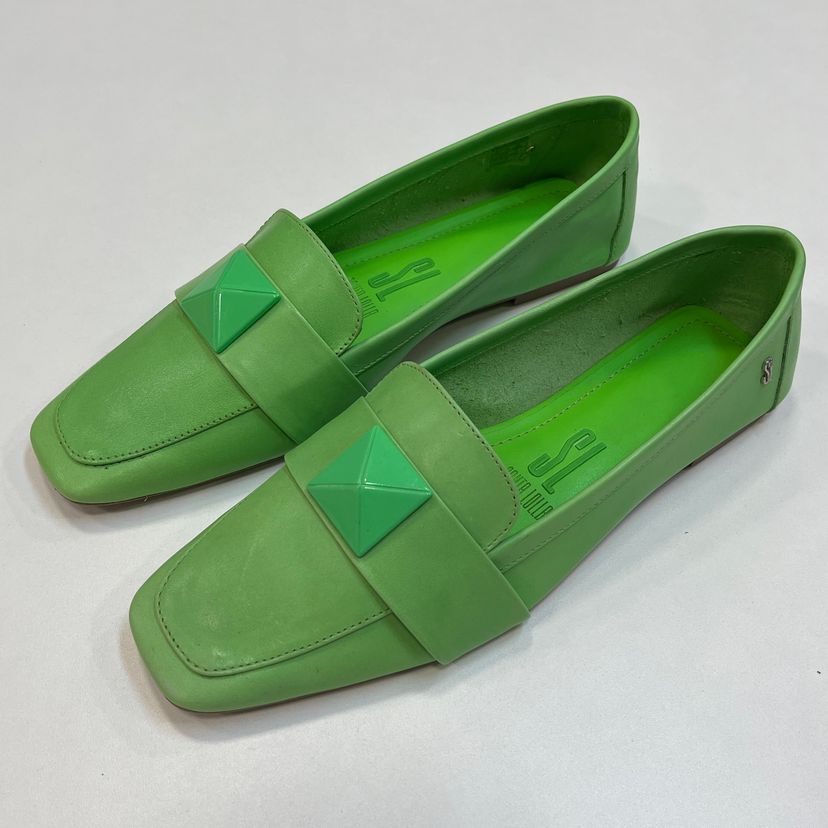 mocassim novo couro nobre santa lolla tamanho 36 - sapatos santa lolla